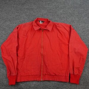 Vintage Lobo By Pendleton Jacket Mens Large Red Canvas Bomber Made USA 70s 80s